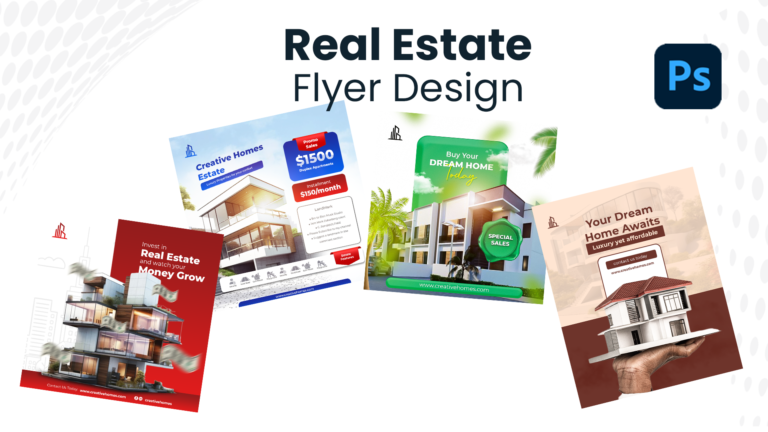 How to Design Real Estate Flyer Sales, Social Media Posts and Publicity